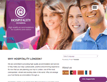 Tablet Screenshot of hospitalitylondon.com